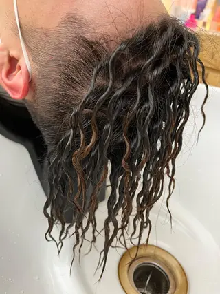 ミディアム カラー パーマ ヘアアレンジ メンズ 💎髪質改善特化💎 RUITOのヘアスタイル