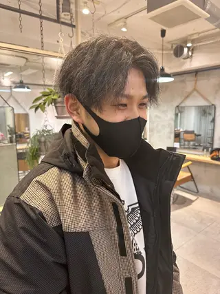 カラー メンズ REINA☁️透明感 カラー/ぷつっと♡のヘアスタイル