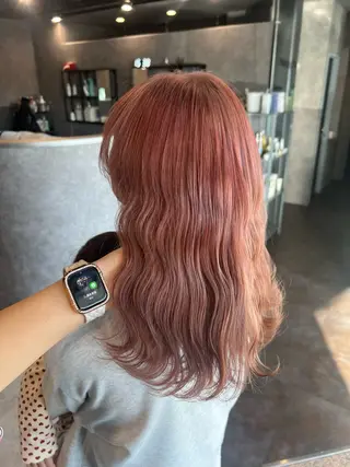 セミロング カラー ink yukariのヘアスタイル