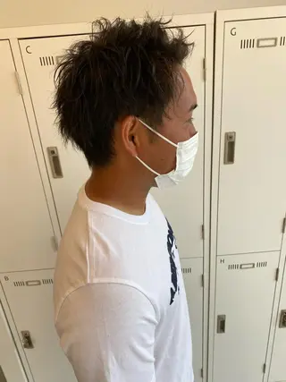 パーマ メンズ YUNA ユウナのヘアスタイル