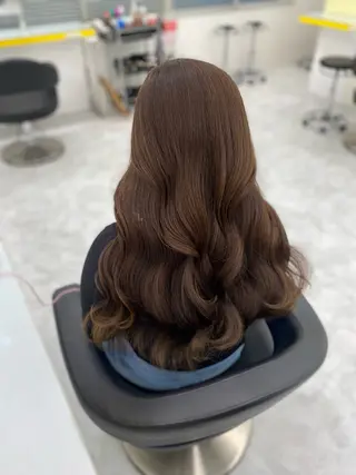 ロング カラー パーマ ヘアアレンジ メンズ キッズ Lumo所属・💖横浜ブリーチなし 💖MIHOのヘアスタイル