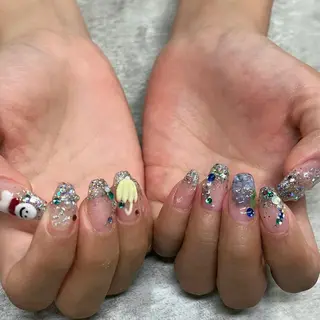 ネイル 【Zina京都駅前】 きぬがわ らむのネイルデザイン