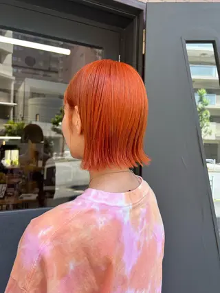 ミディアム カラー ROCCOeast Rukaのヘアスタイル