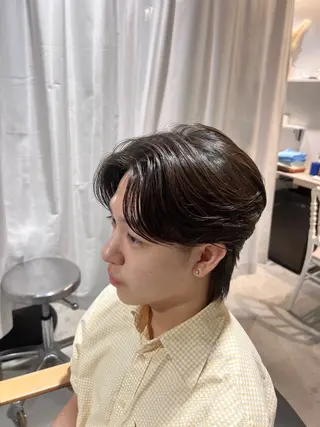 ミディアム パーマ メンズ メンズカットパーマ ✂️ JOYAのヘアスタイル