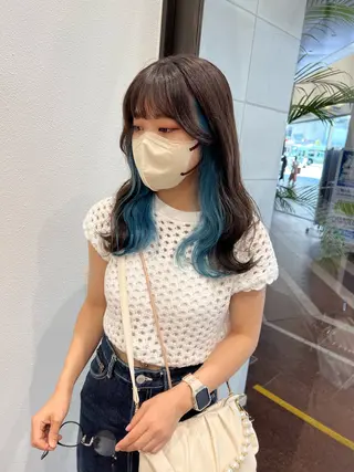 セミロング カラー LA KING KYOTO所属・レイヤーカット/ miranのヘアスタイル