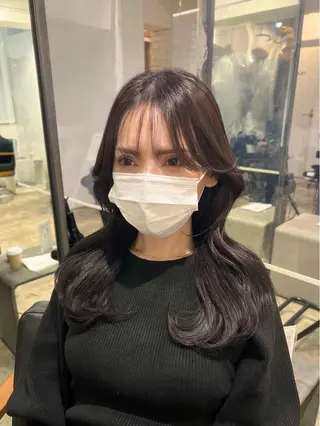 セミロング カラー 【韓国風くびれヘア】 joule小木曽輝のヘアスタイル