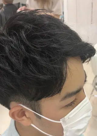 ショート メンズ 韓国風メンズ/毛流れ ヘアなら須田龍世のヘアスタイル
