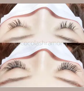 マツエク・マツパ ココラッシュ AYACOのマツエク・マツパデザイン