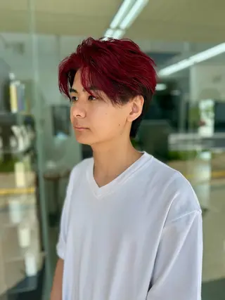 ショート カラー メンズ メンズパーマの達人 / タカシマダイスケのヘアスタイル