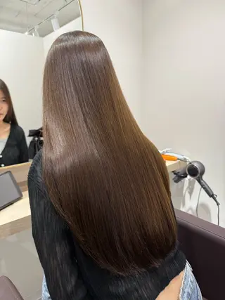 ロング 田村拓巳 韓国風、髪質改善のヘアスタイル