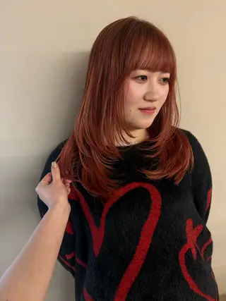 ロング カラー CLENN所属・井上 菜々実のヘアスタイル