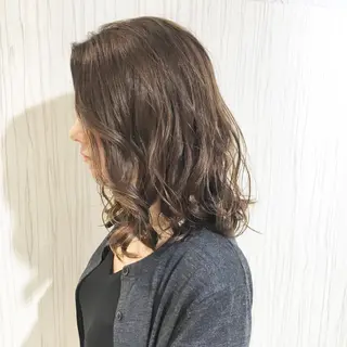 ミディアム セミロング ロング カラー パーマ ヘアアレンジ ✨艶髪✨透明感✨ 山内大樹のヘアスタイル