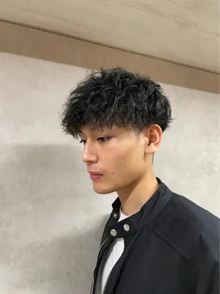 パーマ メンズ men's限定/ 難波/Ryoyaのヘアスタイル