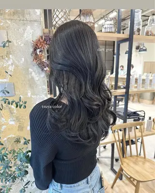 ロング rio￤ブラウン￤暗 髪￤縮毛矯正🌙のヘアスタイル