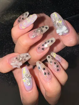 ネイル AOI✩⡱ y2kネイルのネイルデザイン