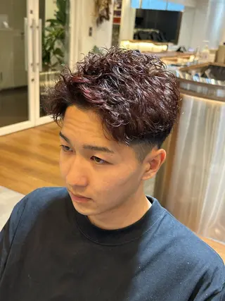 パーマ メンズ elima横浜西口所属・elima てったのヘアスタイル