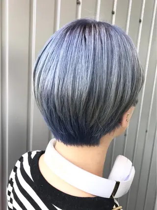 ショート カラー 髙橋 かすみのヘアスタイル