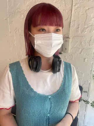 ショート カラー ヘアアレンジ satsuki 暖色・ブラウンカラーのヘアスタイル