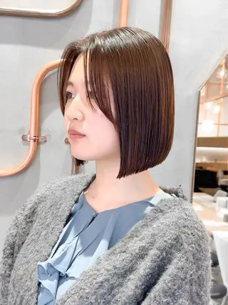 ミディアム 縮毛矯正/韓国ヘア /レイヤー🎀ミズキのヘアスタイル