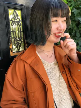 ミディアム カラー NOUN所属・eri kinjoのヘアスタイル