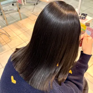 セミロング ブリーチ/ヘアセット 【𝙍𝙞𝙣𝙤】のヘアスタイル