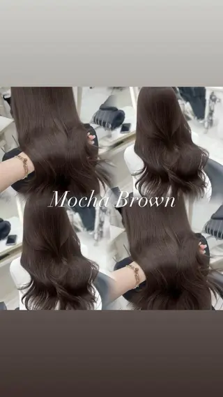 ロング カラー ヘアアレンジ 銀座♡透明感カラー/ 顔周りカットFukaのヘアスタイル