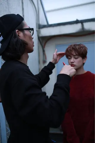 ミディアム カラー パーマ ヘアアレンジ メンズ キッズ ネイル マツエク・マツパ premier modelsのヘアスタイル