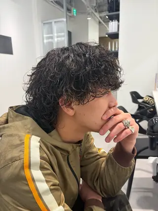 パーマ メンズ Ace栄所属・メンズ専門/ メンズパーマ/ゆうとのヘアスタイル