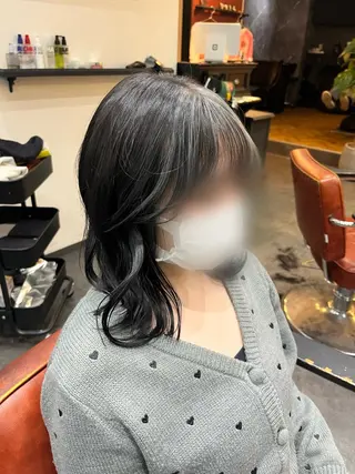 ミディアム 青山/無料/女性限定 /丁寧に施術/馬場のヘアスタイル