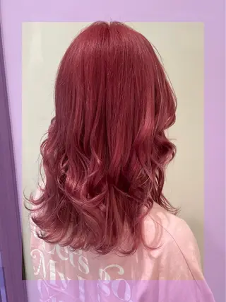 ロング カラー ヘアアレンジ ブリーチ♡メンズ マッシュ♡MIUのヘアスタイル