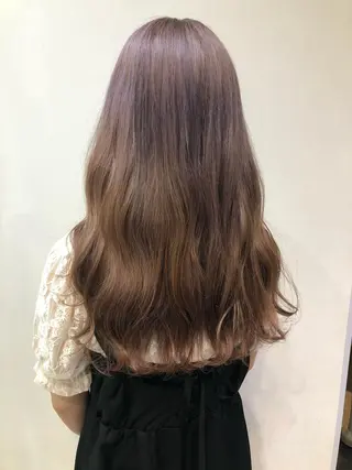 ロング カラー 女性リピ90%🍨 🩷佐藤みずきのヘアスタイル