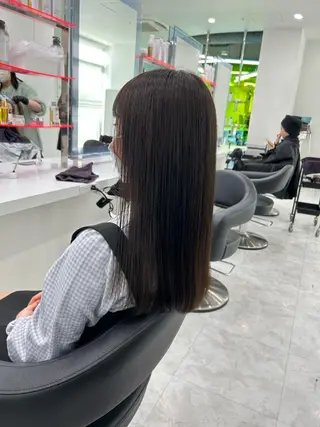 セミロング 韓国カット/ パーマ/KOTAのヘアスタイル