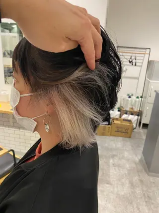 ショート カラー JILBLAN京都 ショート/ハイライトのヘアスタイル