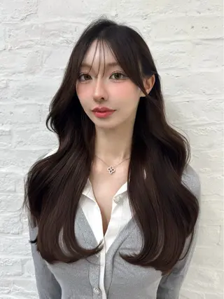 ロング カラー 高島大登/顔周り /レイヤーカットのヘアスタイル