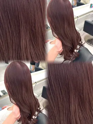 ロング カラー ParveMix 岡本えりかのヘアスタイル