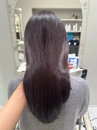 ロング カラー 韓国レイヤー✨ yasuko銀座のヘアスタイル