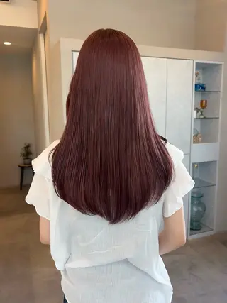 ロング カラー 🎀レイヤーカット 韓国ヘア🎀maiのヘアスタイル