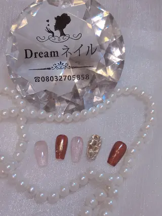 ネイル ネイリストゆか💅 長さだし、深爪矯正のネイルデザイン