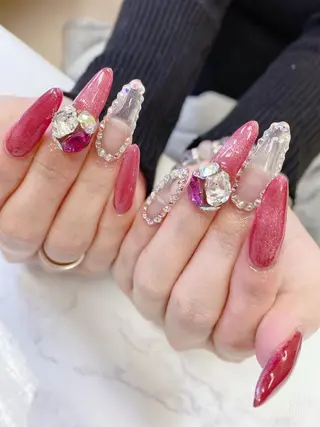 ロング JNA認定講師🌸 RIEのネイルデザイン