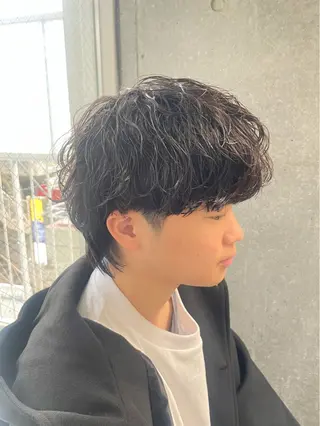 パーマ メンズ メンズモテパーマ💙 fuwaのヘアスタイル