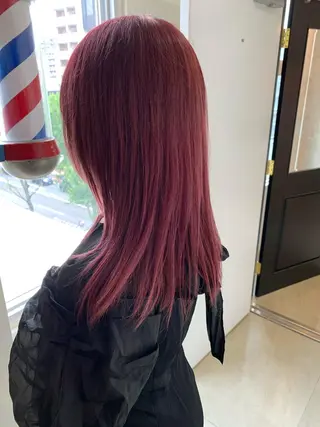 ロング カラー 船津武俊 フナツタケトシのヘアスタイル