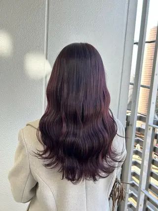 セミロング カラー ヘアアレンジ 《暖色/韓国hair 》🇰🇷桑原ユキネのヘアスタイル