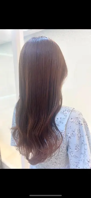 ロング カラー 縮毛矯正/髪質改善/ 艶髪ササキナツミのヘアスタイル