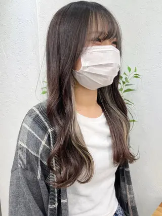 セミロング カラー ブリーチダブルカラー 【koide】のヘアスタイル