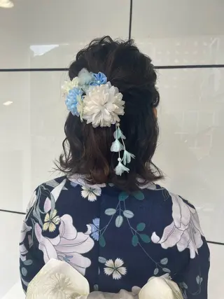 るか/透明感 カラー/アレンジのヘアスタイル