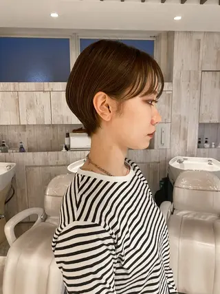 ショート カラー driP.　by HAVANA所属・パーマ / ボブ /ショート 谷口 陸のヘアスタイル