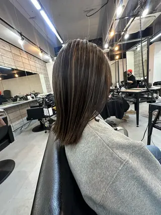 ミディアム ハイライト/髪質改善 ans/黒木 和大のヘアスタイル