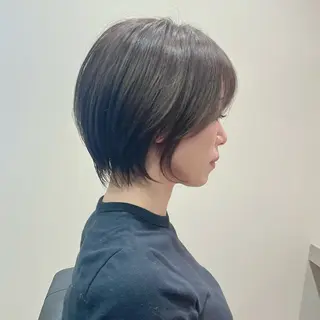ショート カラー 瀧　元気/ショート/ 白髪ぼかし/髪質改善のヘアスタイル