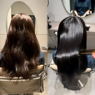 セミロング サロウィン銀座RAYⅡ所属・❣️髪質改善/ 美髪矯正/沼座悠人のヘアスタイル