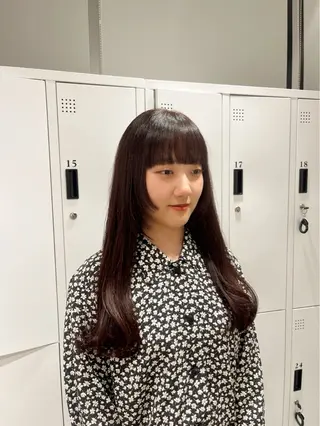 セミロング ボブ/ベージュ/ パーマ🪿近森ゆいのヘアスタイル